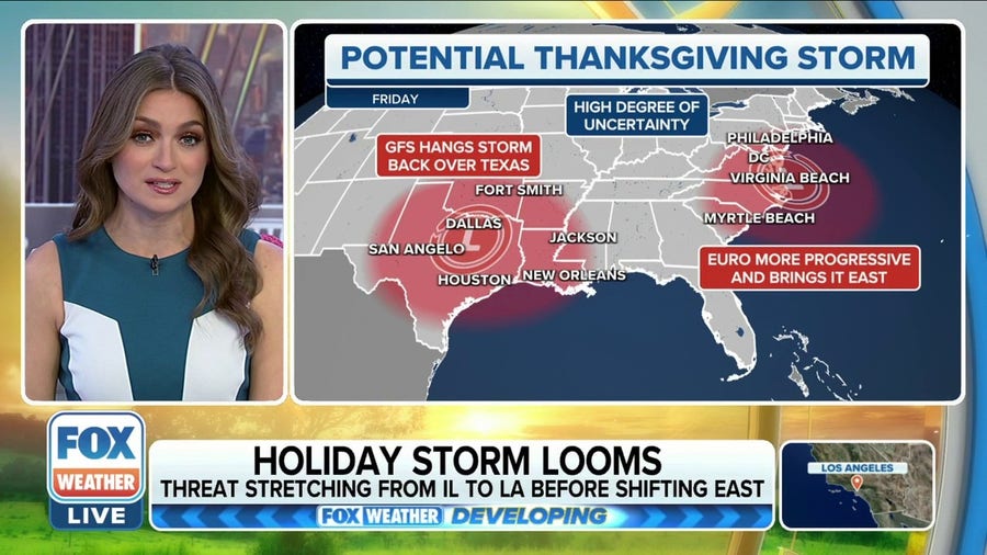 Holiday storm looms as storms could impact Thanksgiving weekend plans