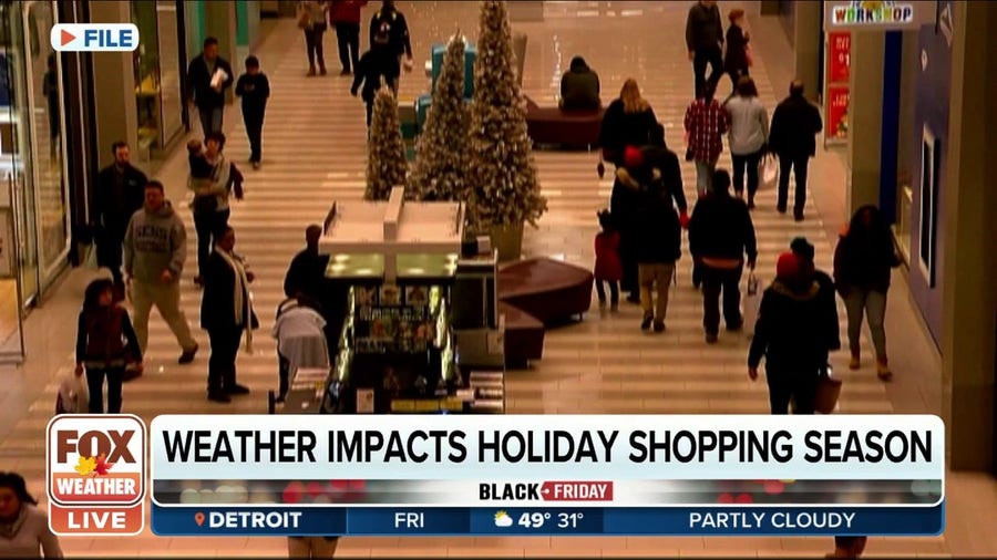 How the weather impacts the holiday shopping season