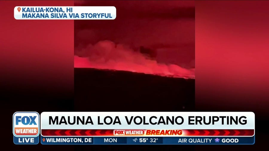 Mauna Loa eruption: 'Lava could reach coastline in two hours' if it spills over