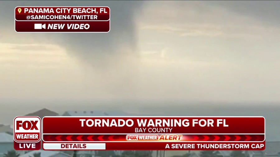 Waterspout spotted in Panama City Beach as severe storms move through