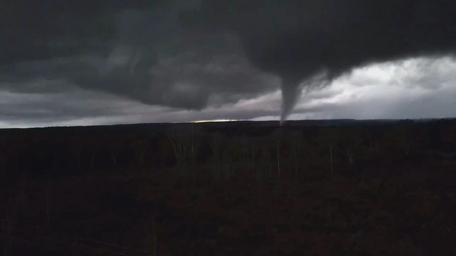 Deadly tornadoes sweep the South—see the path of destruction