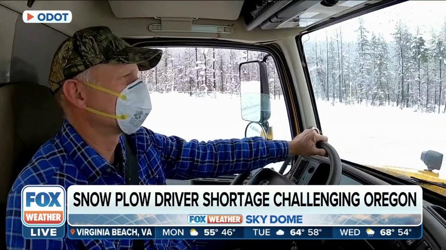 The impact of snow plow driver shortages in Oregon