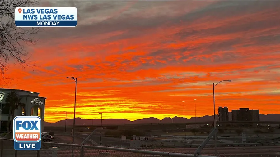 Sunrise snapshot from Las Vegas, Nevada