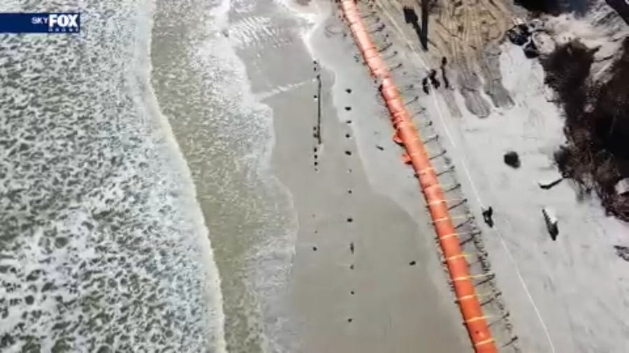 Mysterious objects appear on Florida beach after recent hurricanes