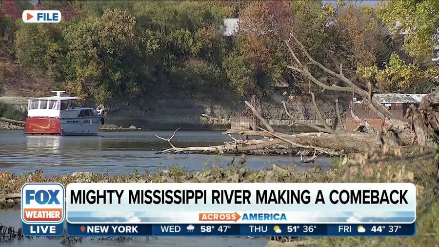 The Mighty Mississippi River is making a comeback