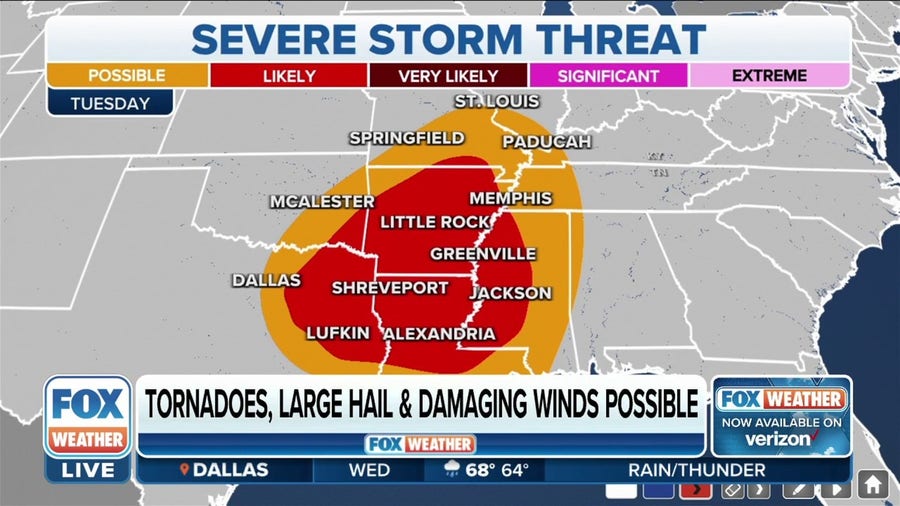 Severe Weather Outbreak Possible In South Early Next Week | Latest ...