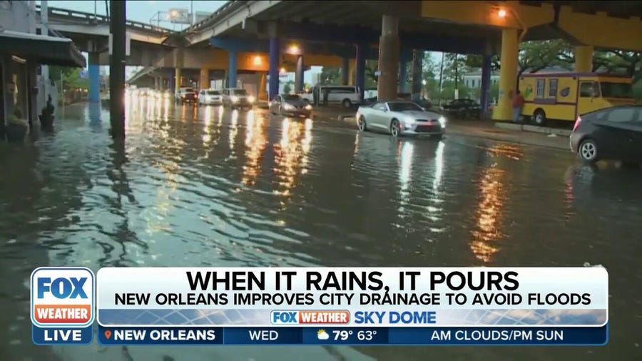 New Orleans improving city drainage to avoid floods