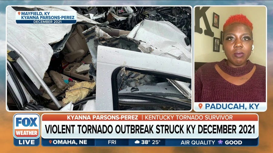 'I cannot believe this is happening': Kentucky tornado survivor recalls being trapped at factory one year after outbreak