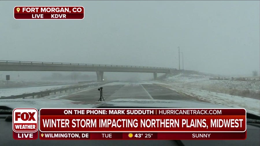 'Right now, it's not too bad': Winter storm beginning to impact Plains, Midwest