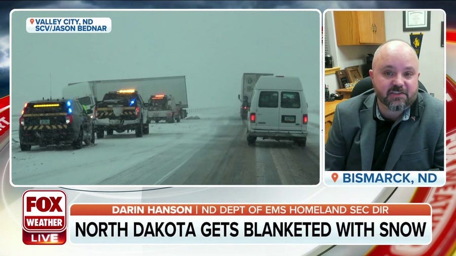 North Dakota crippled by day 1 of multi-day storm