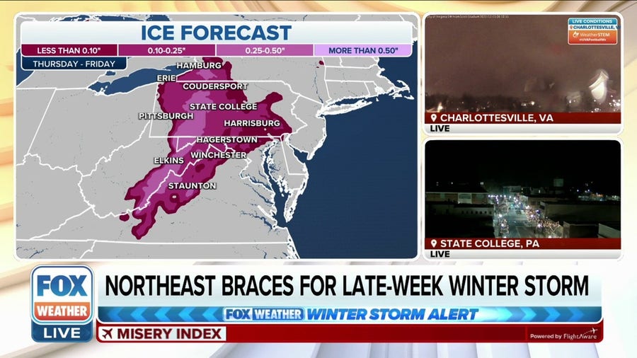 Impactful ice, snow ahead for Northeast on final stop of coast-to-coast storm
