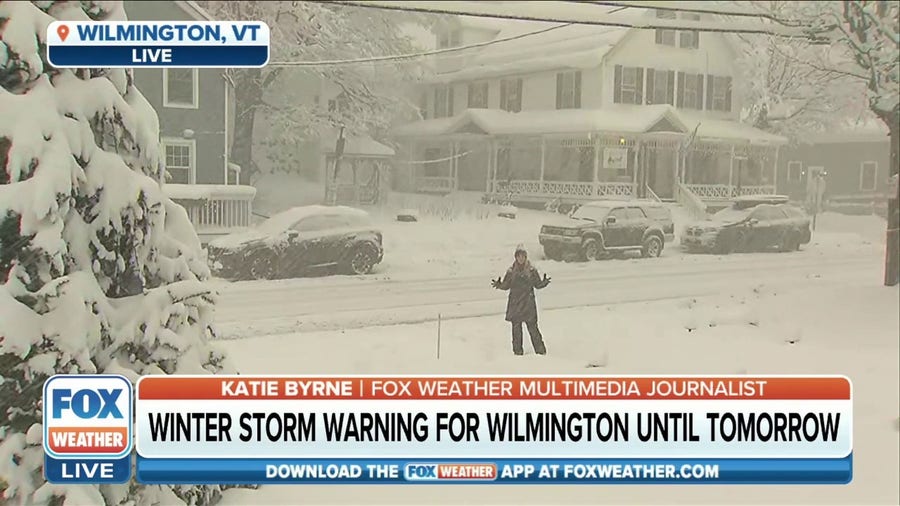 Wilmington, VT blanketed in snow amid winter storm in Northeast