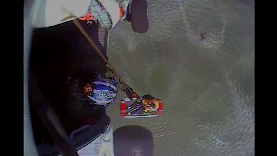 Coast Guard rescues three passengers from downed helicopter in Gulf of Mexico