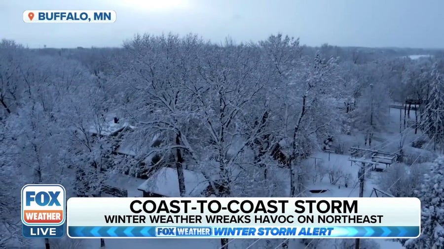 Winter weather wreaks havoc on Northeast as coast-to-coast storm exits
