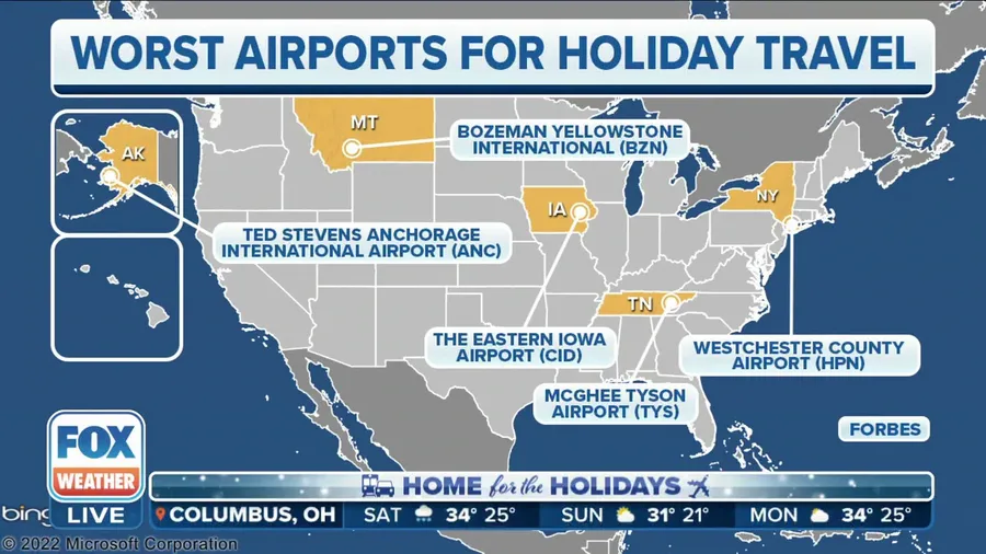 List of naughty and nice airports for holiday travel