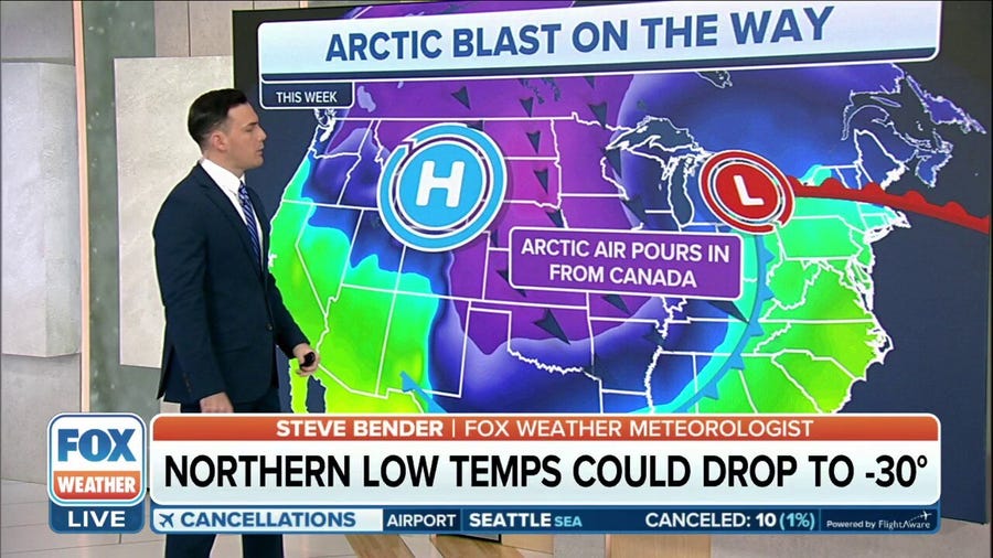 Dangerous arctic blast will make for coldest Christmas in decades for parts of U.S.