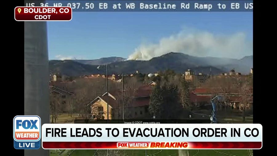 Evacuations underway in Boulder County, CO