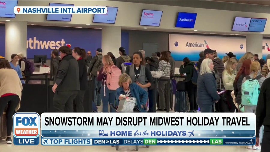 Winter storm to disrupt holiday travel for millions this week