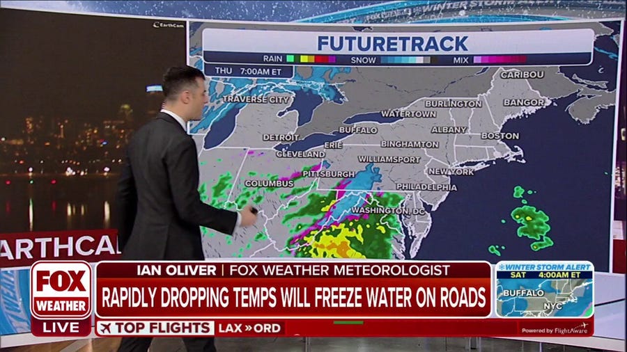 Freeze, flooding and damaging wind concerns in Northeast