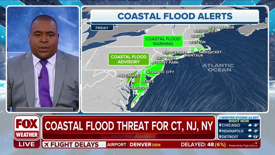 Coastal flooding big concern from Christmas week blizzard in parts of Northeast
