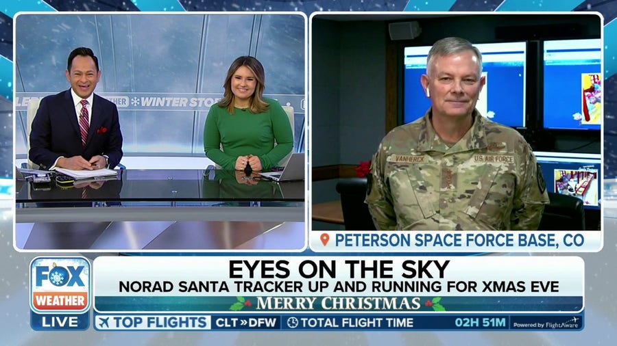 Eyes on the sky: The Santa Tracker up and running for Christmas Eve