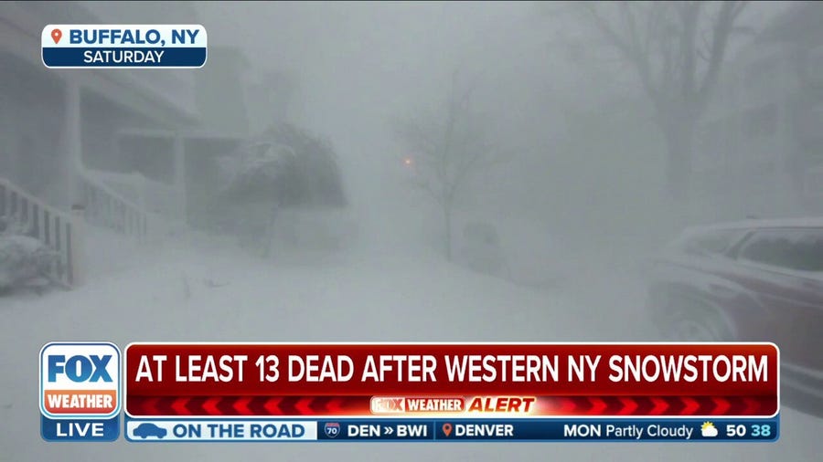 At least 13 dead in western New York as blizzard, lake effect snow persists