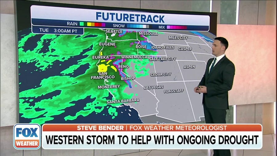 Atmospheric river to soak West, feet of snow for higher elevations