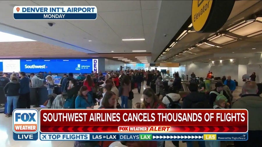 Winter storm causes chaos at airports across the country