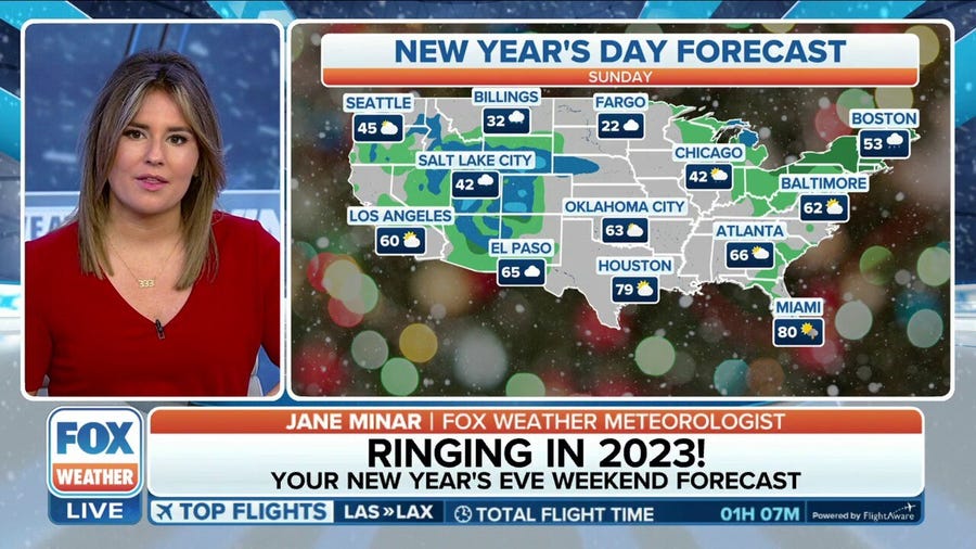 New Year's Eve forecast from coast-to-coast