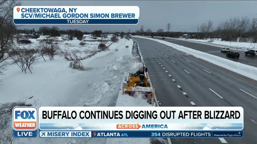 Buffalo begins to thaw after deadly blizzard