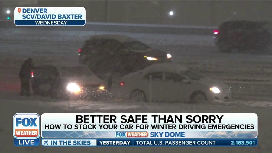 Stock-up the car, it could save a life during winter travel