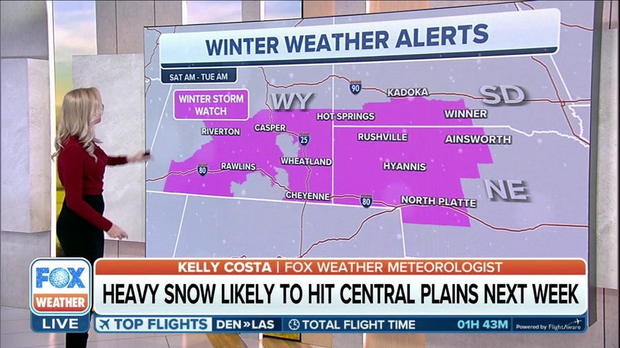 New Year's winter storm threatens Central Plains