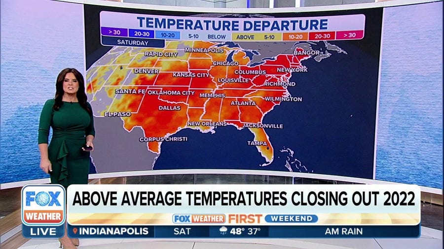 Warmer-than-average Temperatures Close Out 2022 | Latest Weather Clips ...