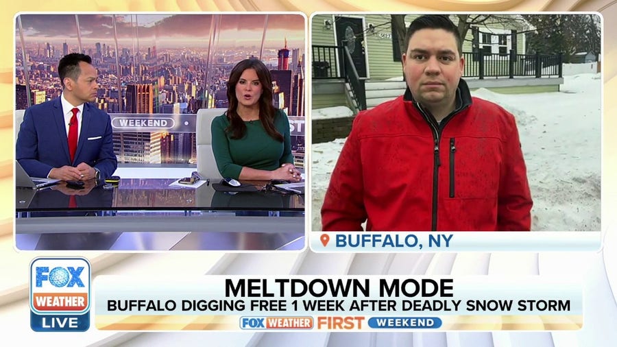 Meltdown mode: Buffalo digging free 1 week after deadly snowstorm