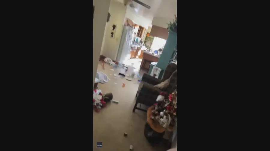 Watch: Video captures moment magnitude 5.4 earthquake hits northern California