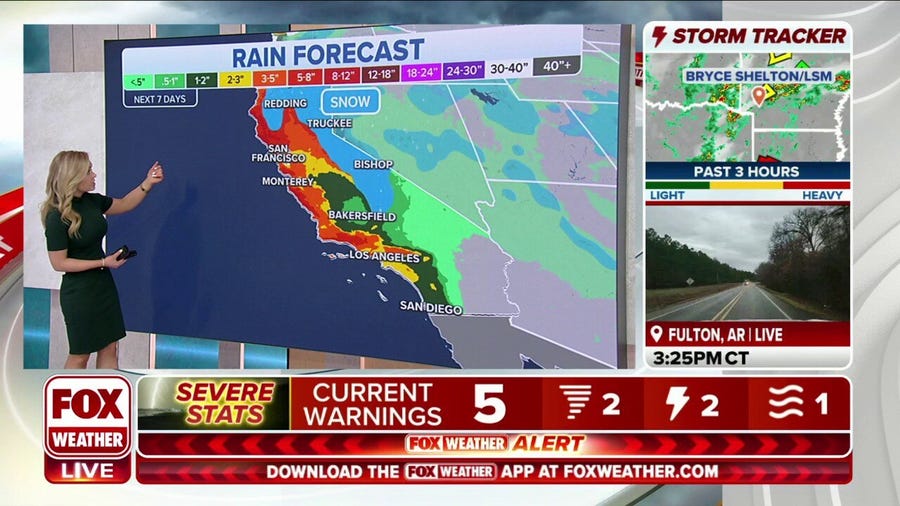 Atmospheric River And A Potential Bomb Cyclone Headed For The West ...