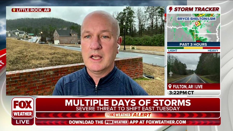 Arkansas DOT on Monday's storms: 'It's going to be a long night'