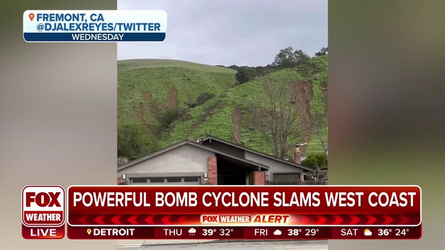 2 dead, including infant, as bomb cyclone continues to slam California