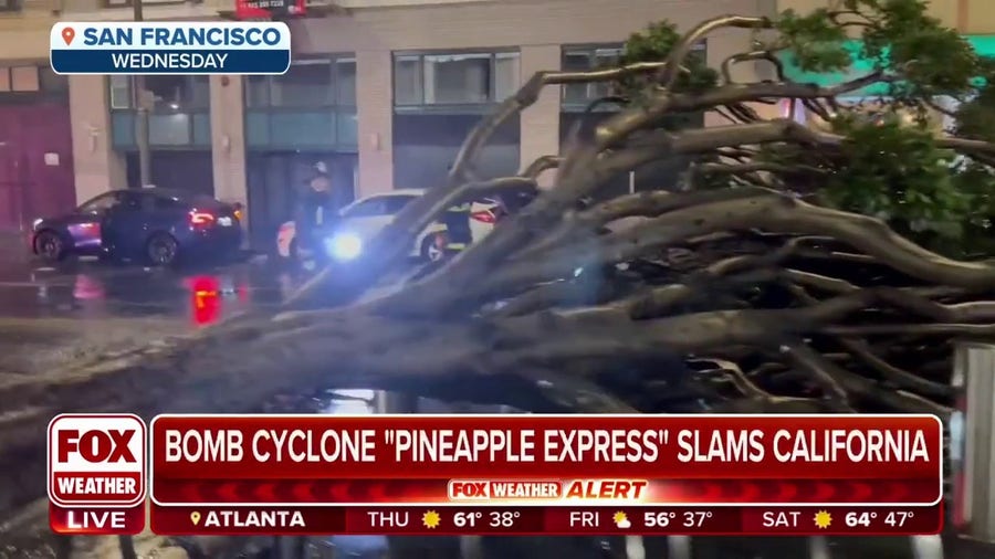 Bomb cyclone creating intense flooding, widespread damage across CA