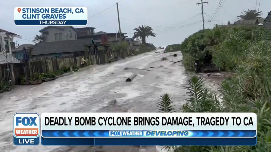 Bomb cyclone brought widespread damage across California