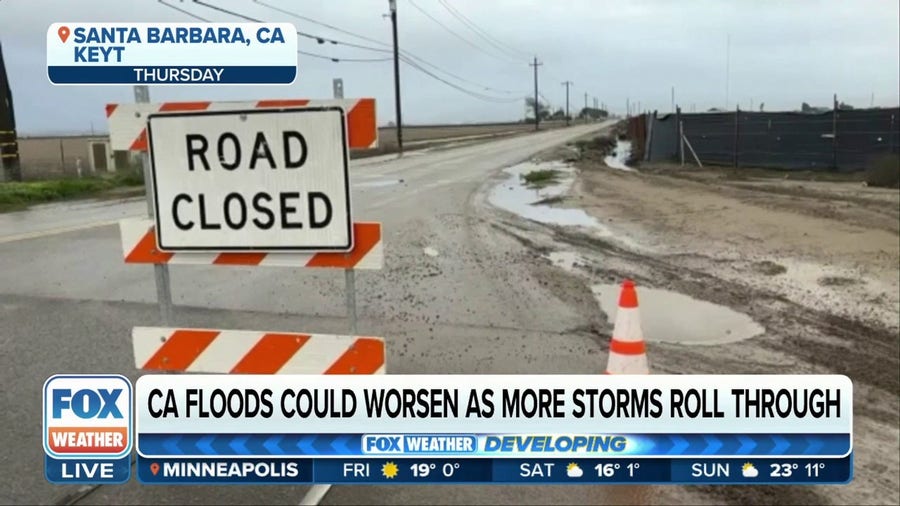 Atmospheric rivers continue striking California: 'Ongoing and aggressive event'