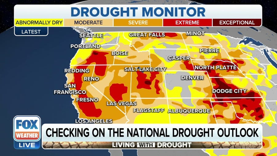 Drought conditions slowly improving in the West