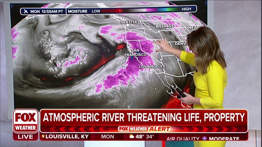 'Direct threat to life and property' from next atmospheric river in California