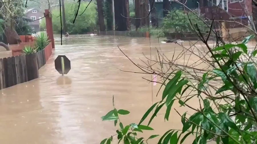 California floods turn streets into rivers in Santa Cruz County