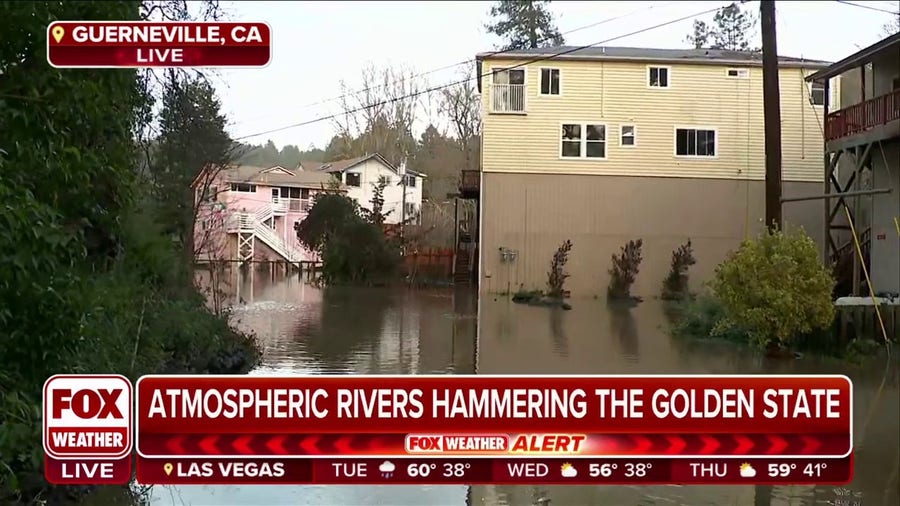 Wine Country residents ready to evacuate as river rises