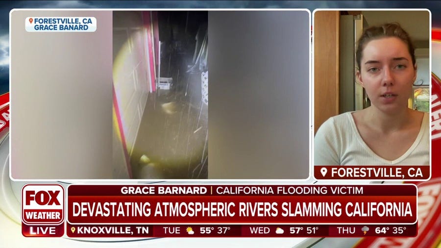 California flood victim: Water was rushing to our knees as we grabbed valuables