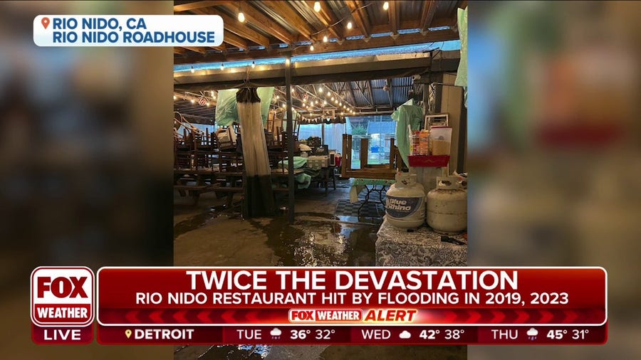 California restaurant damaged by flooding for second time since 2019