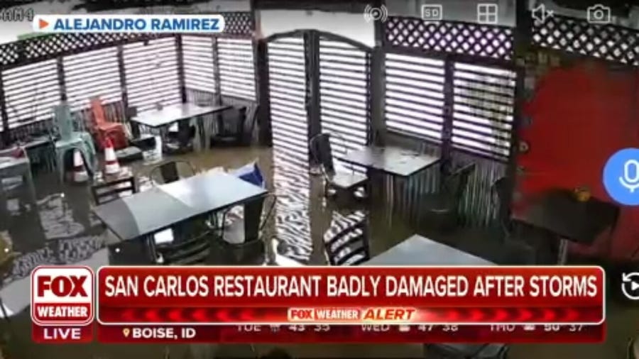 California restaurant suffers $50,000 in damages from atmospheric river storm