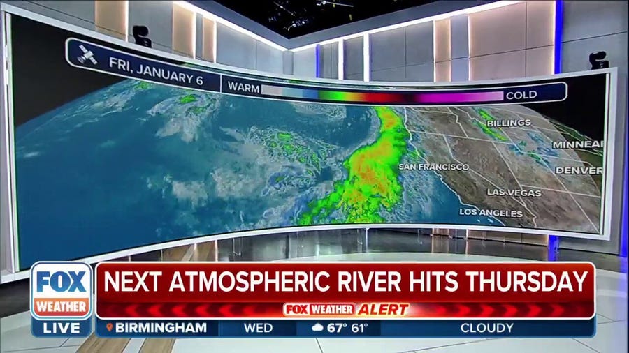 Next atmospheric river expected Thursday