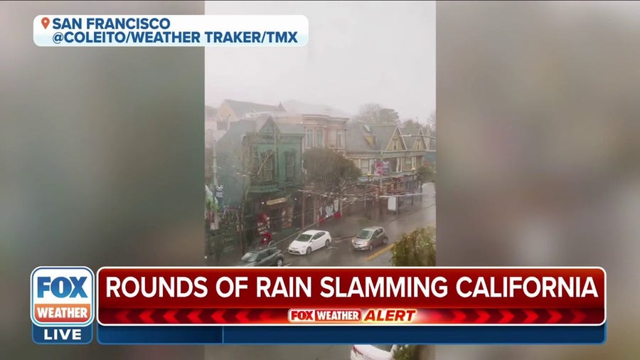 Hail, thunderstorms hit San Francisco
